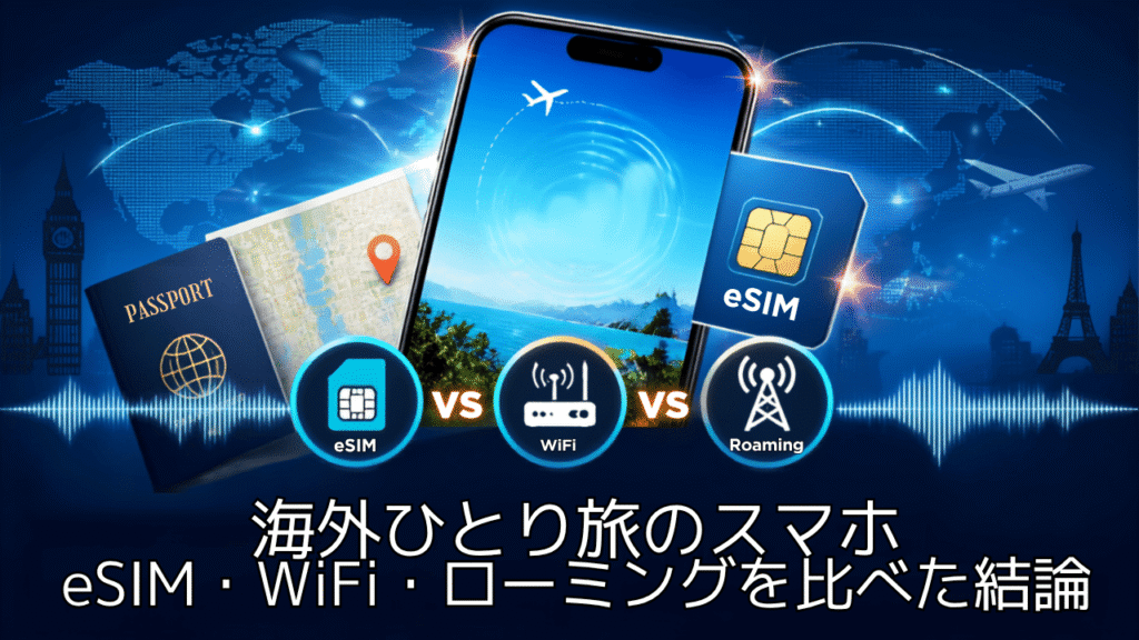 海外ひとり旅用通信手段比較