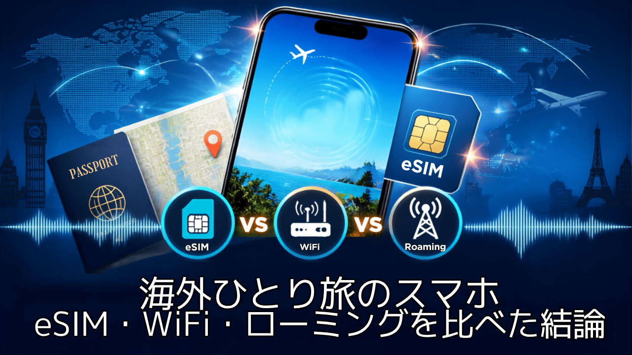 海外ひとり旅用通信手段比較